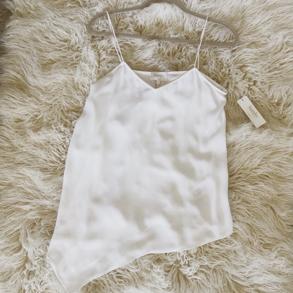 White Flowy Tank Top